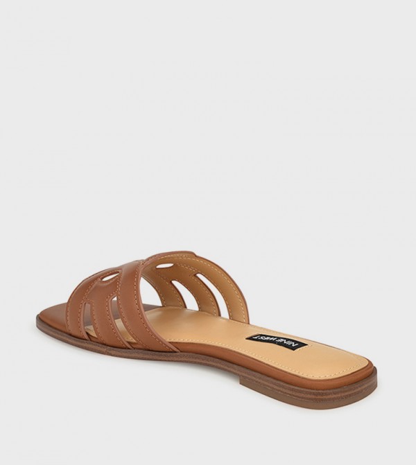Nine West Nine West - Brown Flat Sandals