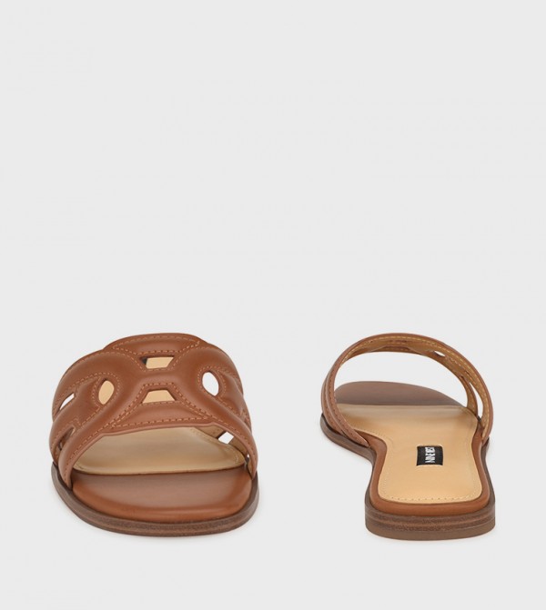 Nine West Nine West - Brown Flat Sandals