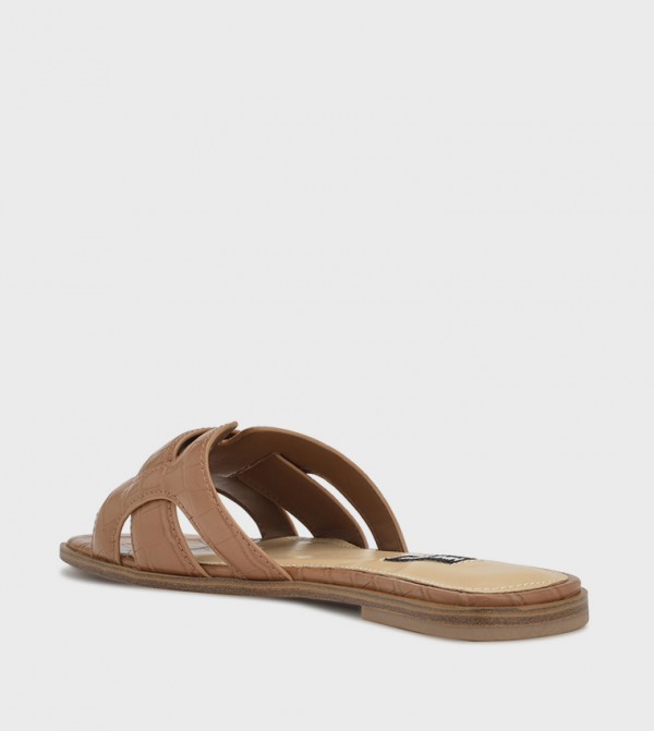 Nine West Nine West - Brown Flat Sandals