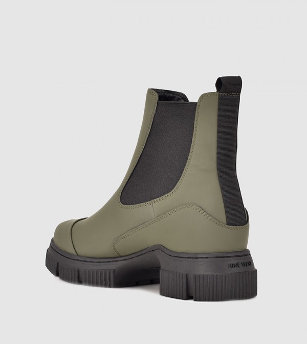 Nine West Fashion Heels - Green Ankle Boots