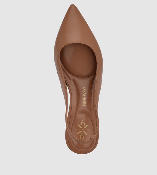 Nine West  Pumps - Beige Kitten Heels