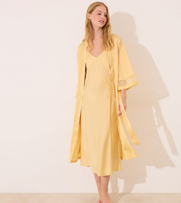 Women’secret Women - Yellow Night Robes & Kimonos