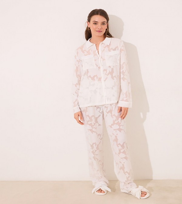 Women’secret  Sleepwears & Loungewears - White Pyjama Set