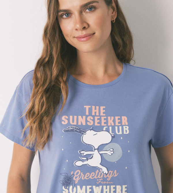 ويمينز سيكريت  - أزرق Pyjama Set