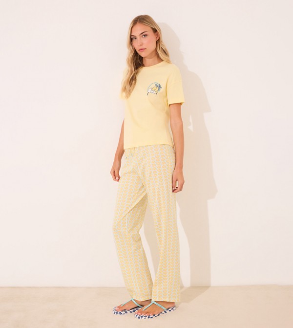 Women’secret  Sleepwears & Loungewears - Yellow Pyjama Set