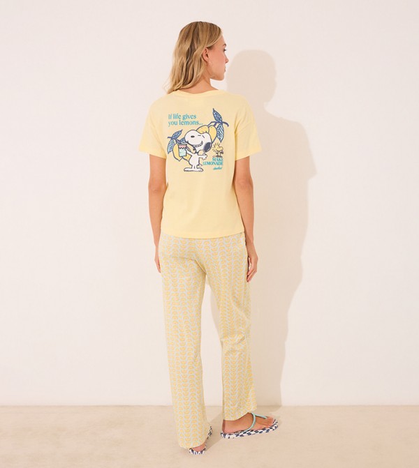 Women’secret  Sleepwears & Loungewears - Yellow Pyjama Set