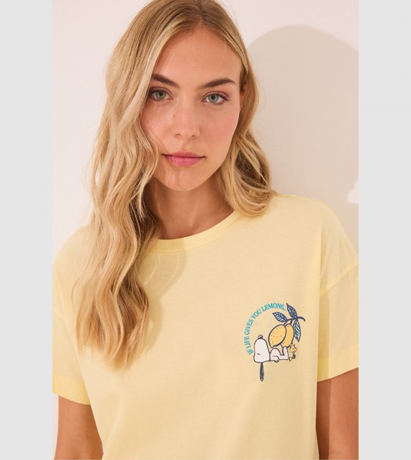 Women’secret  Sleepwears & Loungewears - Yellow Pyjama Set