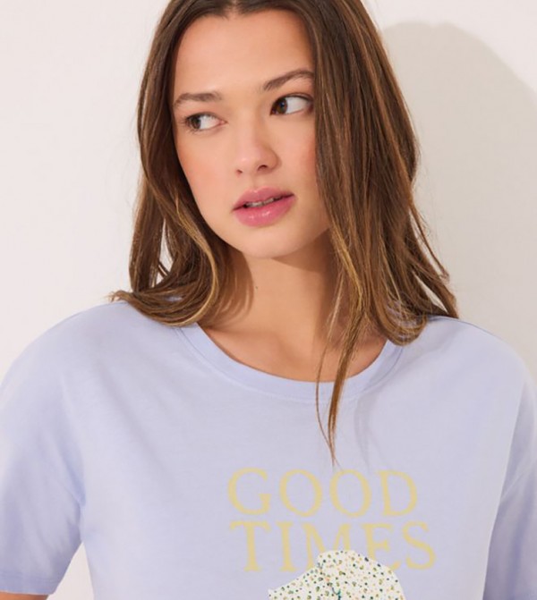 ويمينز سيكريت - بنفسجي Pyjama Set