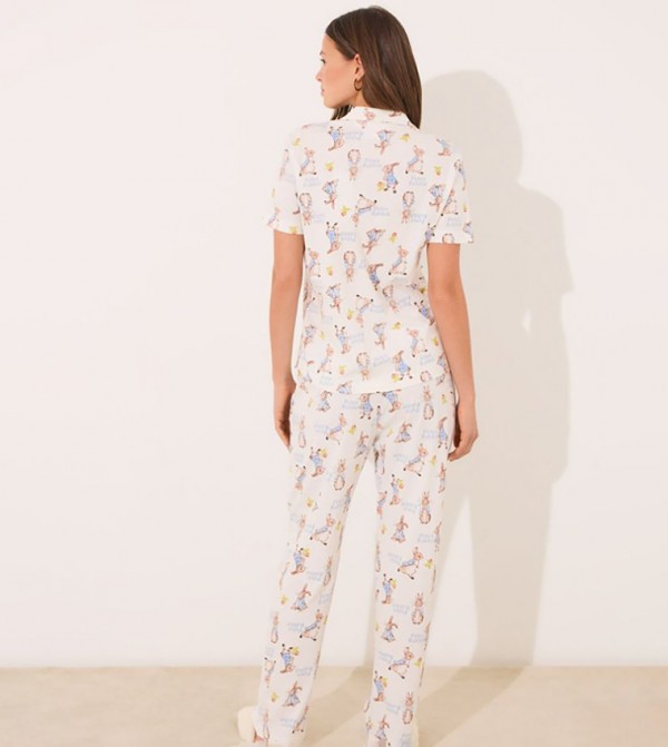 ويمينز سيكريت ويمينز سيكريت - أبيض Pyjama Set