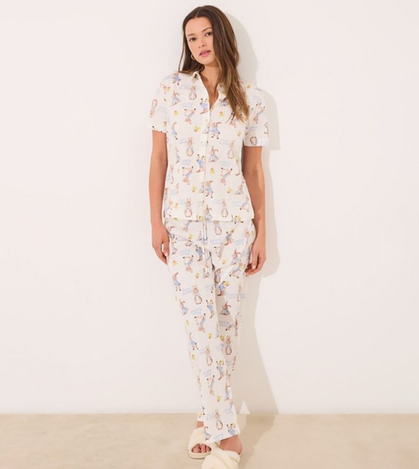 ويمينز سيكريت ويمينز سيكريت - أبيض Pyjama Set