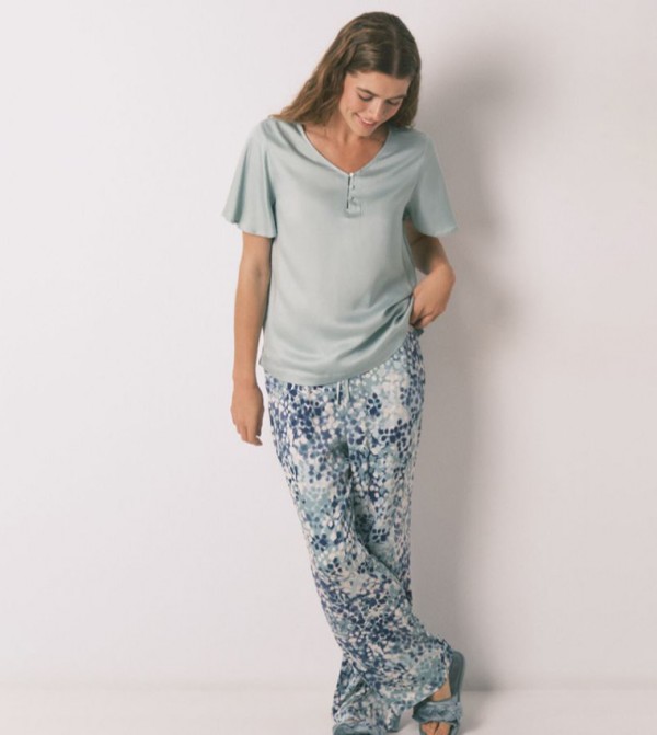 ويمينز سيكريت ويمينز سيكريت - أخضر Pyjama Set