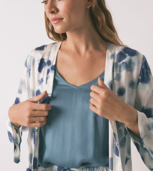 ويمينز سيكريت ويمينز سيكريت - أزرق مخضر Pyjama Set