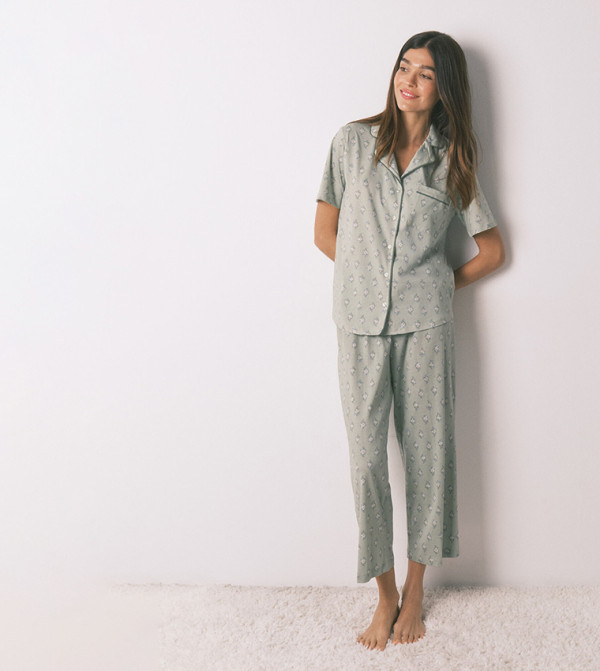 ويمينز سيكريت  - أخضر Pyjama Set