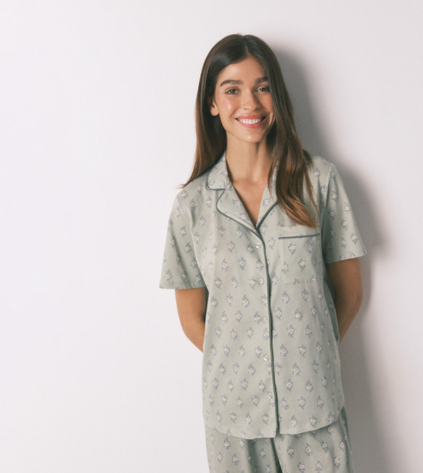 ويمينز سيكريت  - أخضر Pyjama Set