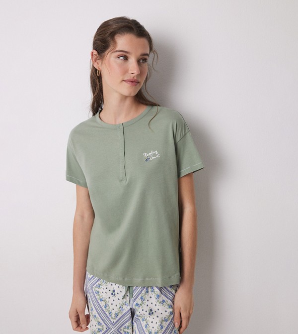 Women’secret  - Green Pyjama Set