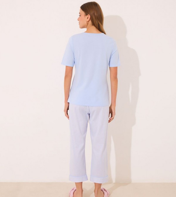 ويمينز سيكريت - أزرق Pyjama Set