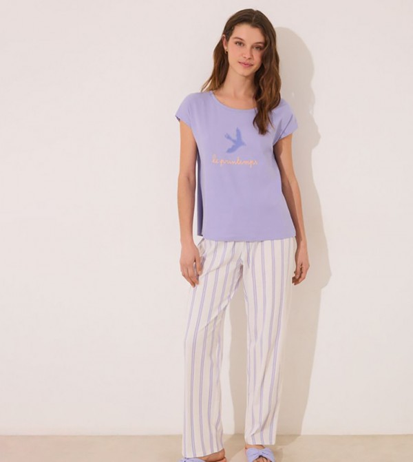 Women’secret Women - Purple Pyjama Set