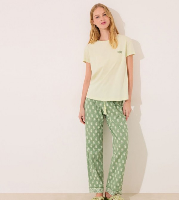 Women’secret  - Green Pyjama Set