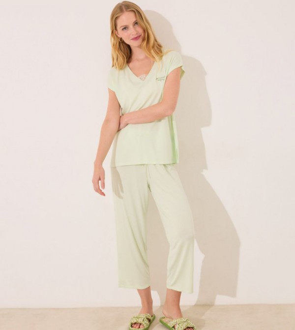 Women’secret Women - Green Pyjama Set