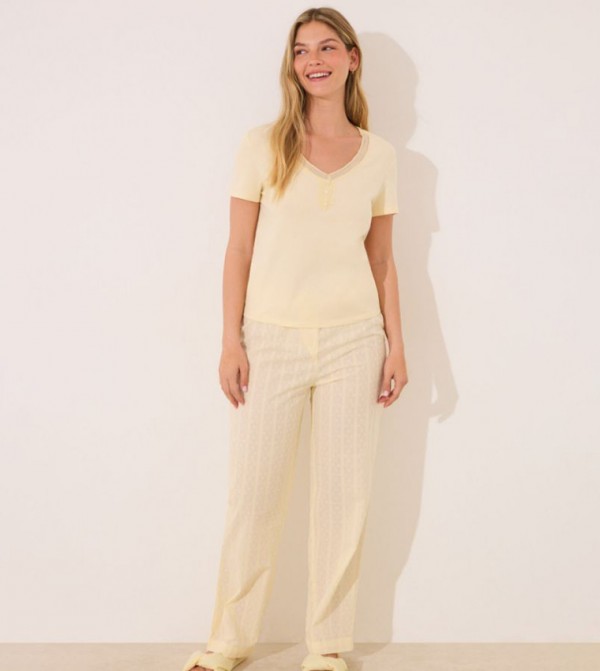 Women’secret Women - Yellow Pyjama Set