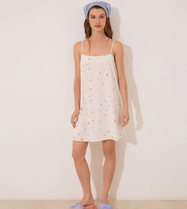 Women’secret Women - White Night Dress & Gowns