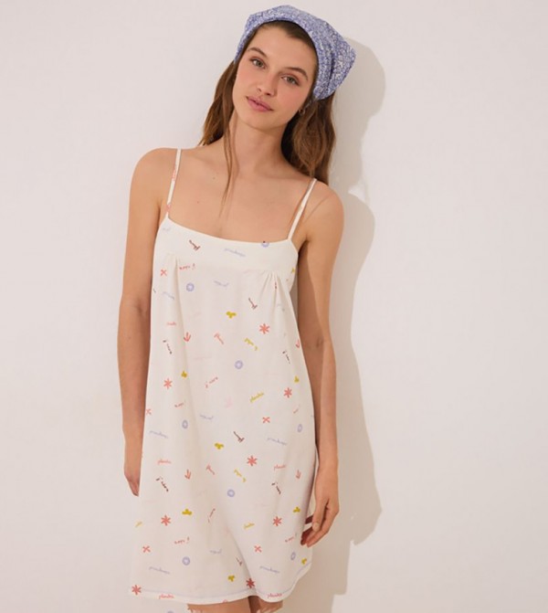 Women’secret Women - White Night Dress & Gowns