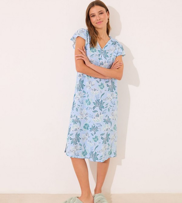 Women’secret Women - Blue Night Dress & Gowns