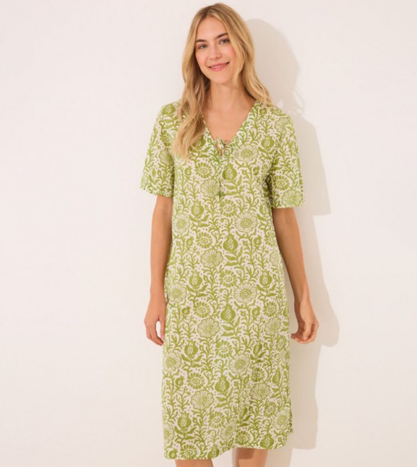 Women’secret Women - Green Night Dress & Gowns
