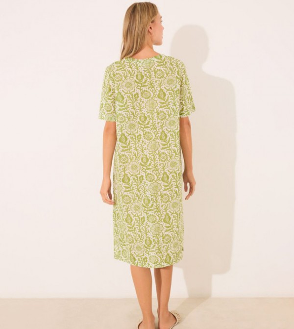 Women’secret Women - Green Night Dress & Gowns