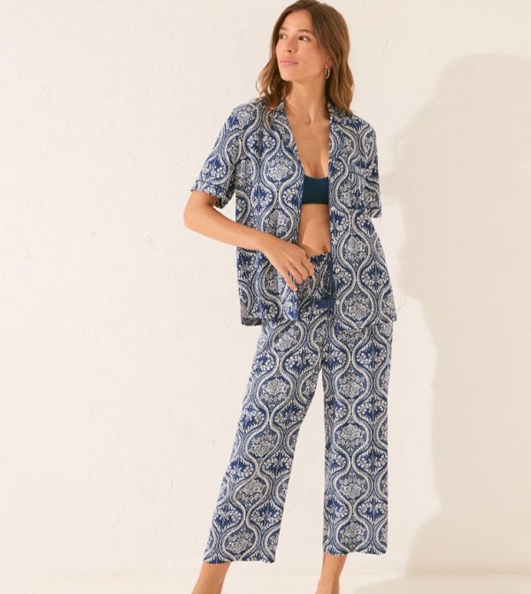 ويمينز سيكريت  - أزرق Pyjama Set