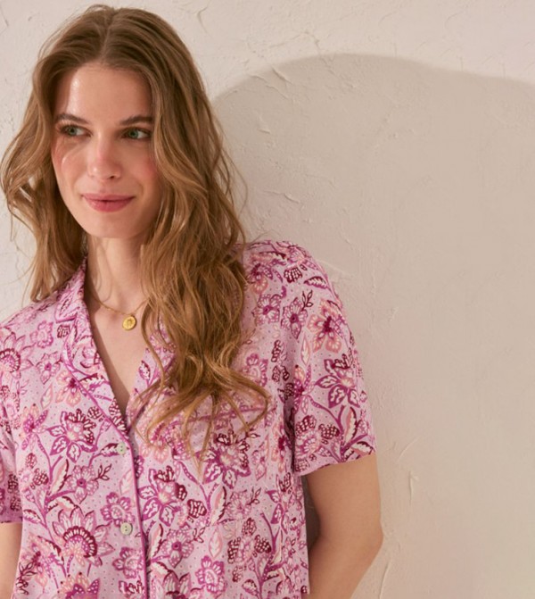 Women’secret  - Magenta Pyjama Set