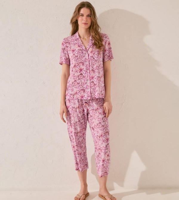 Women’secret  - Magenta Pyjama Set