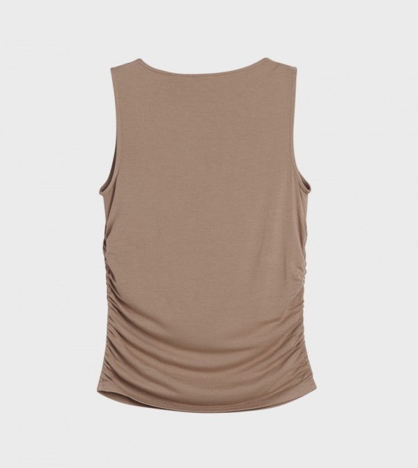 ليفايز  بلوزات - بيج Sleeveless Tops