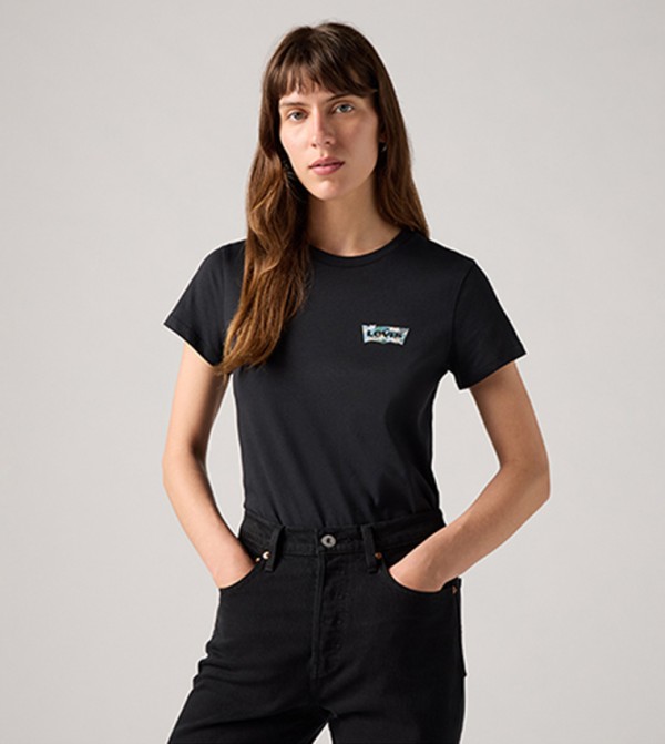 ليفايز  تيشيرتات - أسود Short Sleeve T-Shirts