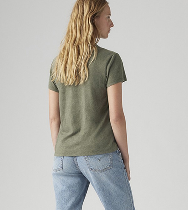 Levi's  Clothing - Green Short Sleeve T-Shirts