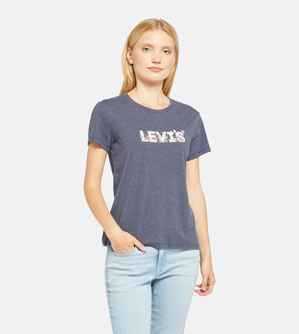 ليفايز  تيشيرتات - أزرق Short Sleeve T-Shirts