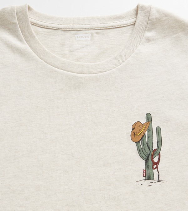 Levi's  - Beige Short Sleeve T-Shirts