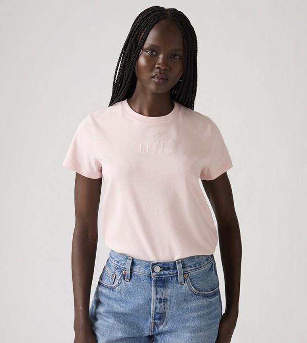 Levi's  Clothing - Pink Short Sleeve T-Shirts