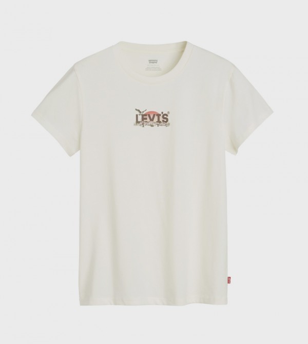 Levi's Clothing - White Short Sleeve T-Shirts