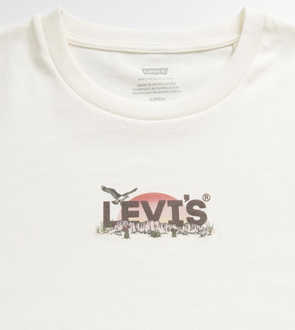 Levi's Clothing - White Short Sleeve T-Shirts
