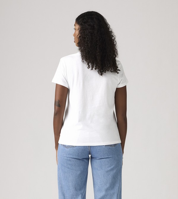 ليفايز  ملابس - أبيض Short Sleeve T-Shirts