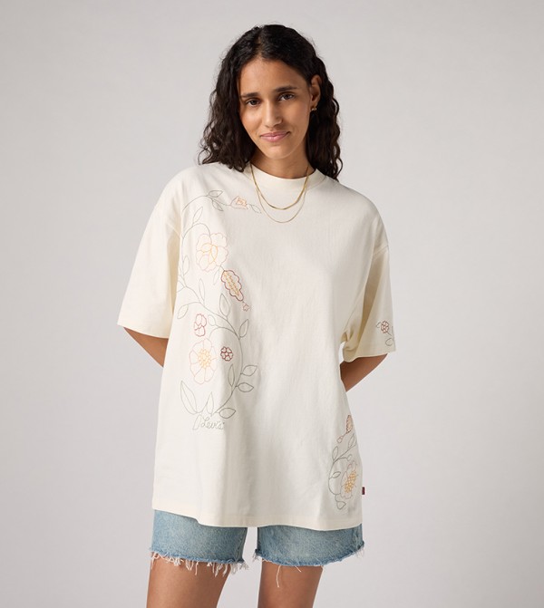 ليفايز ليفايز - بيج Short Sleeve T-Shirts