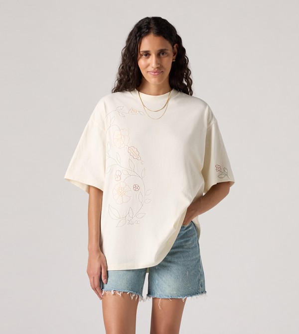 ليفايز ليفايز - بيج Short Sleeve T-Shirts