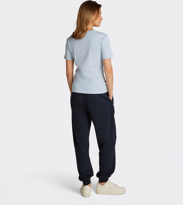 Tommy Hilfiger  T-Shirts - Blue Short Sleeve T-Shirts
