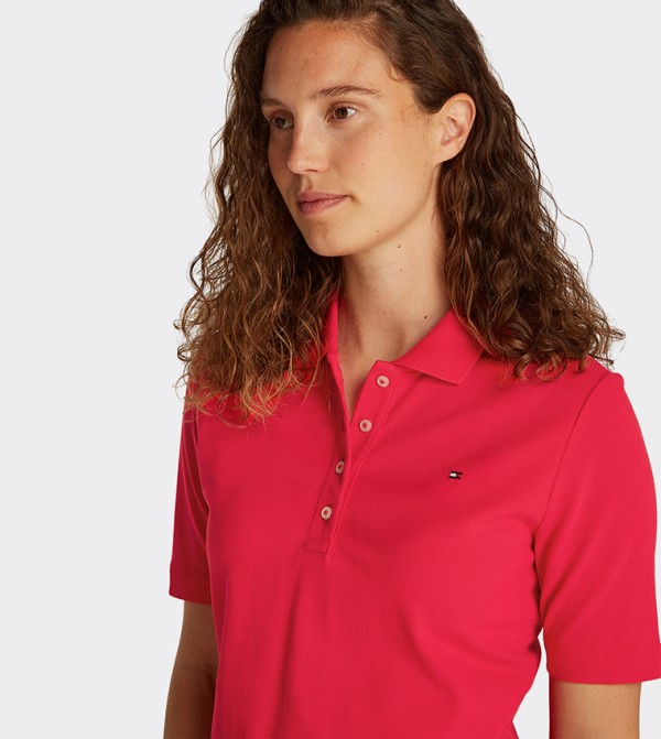 تومي هيلفيغر  تيشيرتات بولو - أحمر قمصان بولو