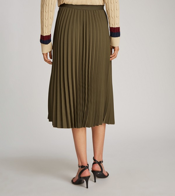 Tommy Hilfiger Skirts - Olive Midi Skirts