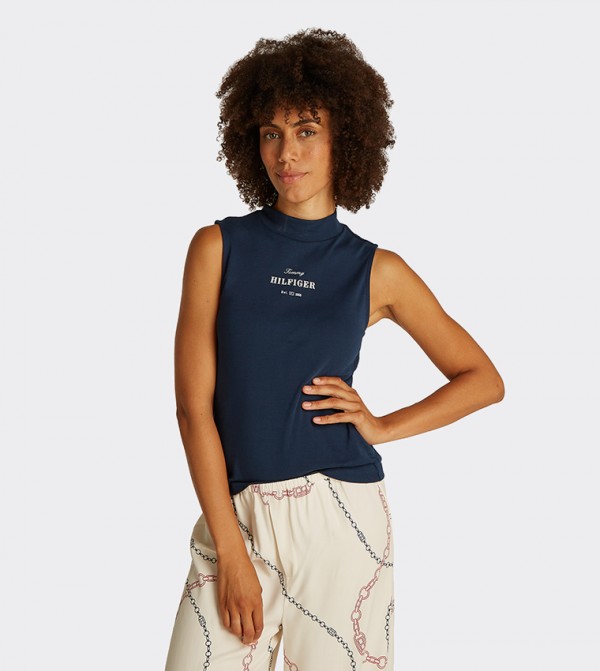 تومي هيلفيغر  - كحلي Sleeveless Tops