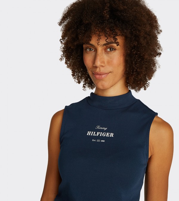 تومي هيلفيغر  - كحلي Sleeveless Tops