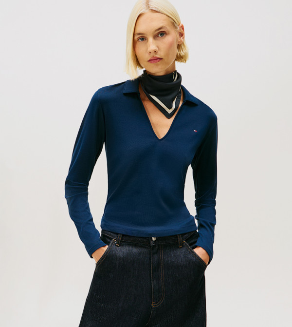 Tommy Hilfiger  Clothing - Navy Polo T-shirts