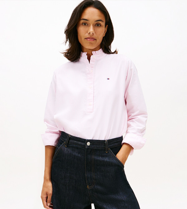 Tommy Hilfiger  Clothing - Pink Shirts